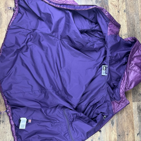 REI Co Op  Jacket Womens Medium Primaloft Teal Pertex Quantum Outdoor Purple - Picture 4 of 9